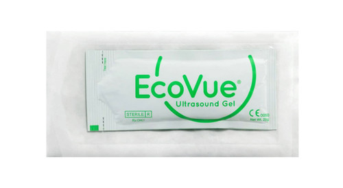 Ultrasound Gel EcoVue Sterile 25 Gram Packet 280 Box of 48