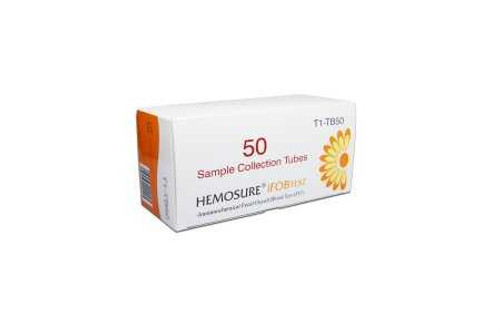 Stool Specimen Container HemosureiFOBT Plastic Screw Cap with Sampling Device NonSterile T1-TB50 Box/1 D 12038 Hemosure 665871_BX