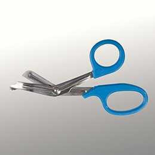 Trauma Shears McKesson Medicut Blue 7-1/4 Inch Length Medical Grade Stainless Steel Finger Ring Handle Blunt Tip / Blunt Tip 320BMM Each/1 0102SI18 MCK BRAND 1078271_EA Trauma Shears McKesson Medicut Blue 7-1/4 Inch Length Medical Grade Stainless Steel Finger Ring Handle Blunt Tip / Blunt Tip 320BMM Each/1 0102SI18 MCK BRAND 1078271_EA