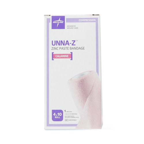 Unna-Z Unna Boot Zinc Oxide / Calamine 4 Inch X 10 Yard, NONUNNA4, Case of 12