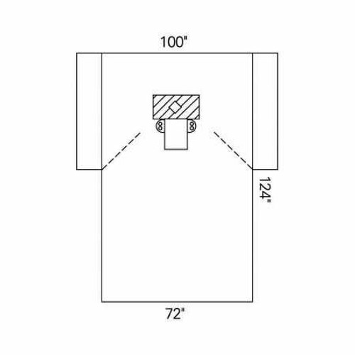 EENT Drape Thyroid Drape 100 W X 72 W X 124 L Inch Sterile 89258 Case/10 1-HP O&M Halyard Inc 334531_CS