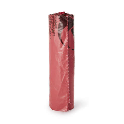 McKesson Biohazard Waste Bag Biohazard Symbol / Infectious Waste 40 to 45 gal. Red 40 X 46 Inch, 03-4773, Case of 100