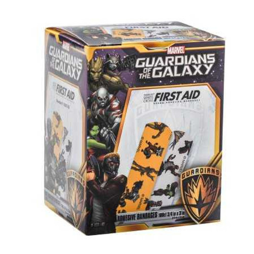 Adhesive Strip American White Cross Stat Strip 3/4 X 3 Inch Plastic Rectangle Kid Design Guardians of the Galaxy Sterile 1087740 Case/1200 20012 Dukal 1079682_CS