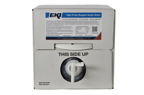 Chemistry Reagent Deionized Water Reagent Grade / ASTM Type I 100% 20 Liter 15335-20L, Pack of 1