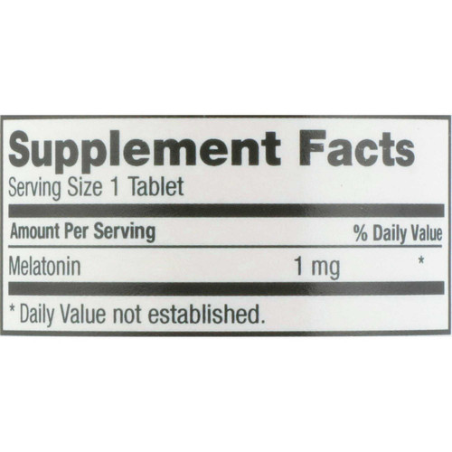 Natural Sleep Aid McKesson Brand 90 per Bottle Tablet 1 mg Strength 884-09-GCP Case/12 146-10220-2 MCK BRAND 972127_CS