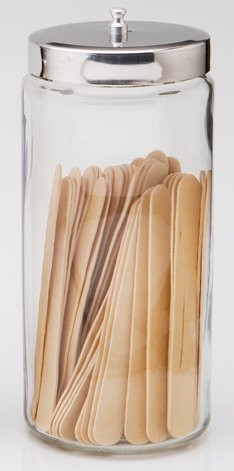 Sundry Jar Glass Clear 4 X 8.5 Inch, 4008, Case of 6