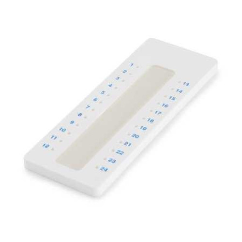 Capillary Tube Holding Tray McKesson 24 Place Wax Sealant For Microhematocrit Capillary Tubes 553 Each/1 Mar-81 MCK BRAND 862529_EA