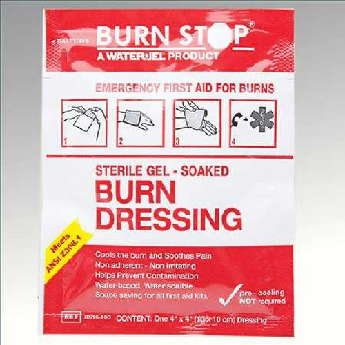 Burn Dressing Bunn Stop4 X 4 Inch Square Sterile BSBD16-100.00.000 Each/1 1014 WATER JEL 1071030_EA