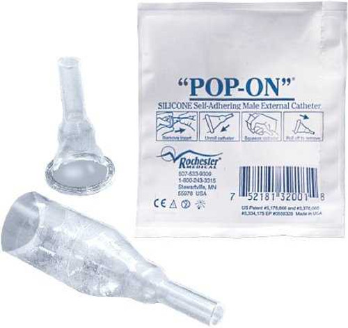 Male External Catheter Pop-On Self-Adhesive Strip Silicone X-Large 32105 Case/100 168644 Bard 976212_CS
