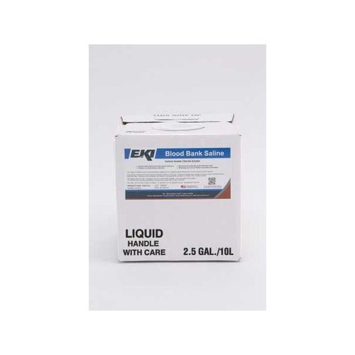 Immunohematology Reagent Saline Blood Bank 0.85% 10 Liter 12441-10L, Pack of 1