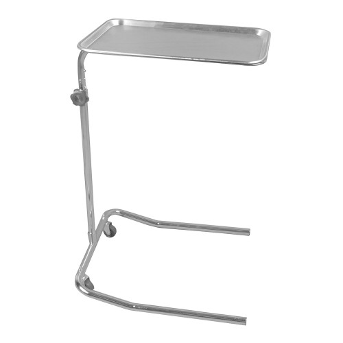 Mayo Instrument Stand Mayo 11 lb Weight Capacity Tray U-Shaped Base 31 - 50 Inch 19 Inch 08558 Pack of 1