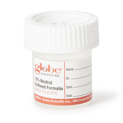 Prefilled Formalin Container Click-It 38, 44 mm 10 mL, Fill in 20 mL, (0.67 oz.) Screw Cap, NonSterile 6518FL Carton of 24