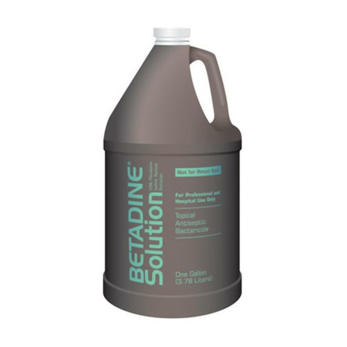 Betadine Skin Prep Solution 1 gal. Jug 10% Strength Povidone-Iodine NonSterile, BSOLG1, Gallon of 1