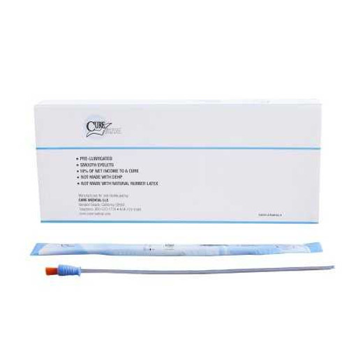 Urethral Catheter Cure UltraCoude Tip Lubricated PVC 16 Fr. 16 Inch ULTRAM16C Case/300 2K8005 CURE MEDICAL 1077563_CS