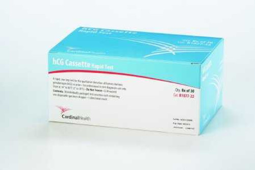Rapid Test Kit Fertility Test hCG Pregnancy Test Urine Sample 30 Tests B1077-22 Box/30 630-6080-0022 Cardinal 834534_BX