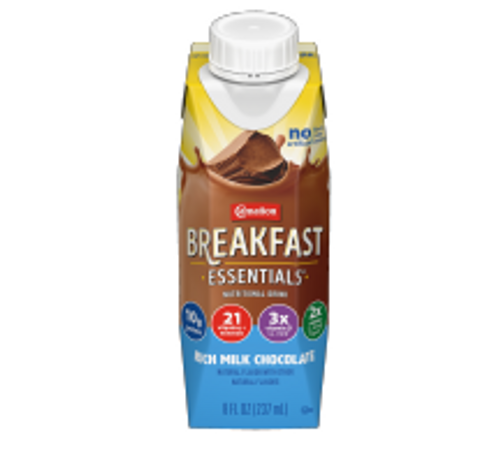 Oral Supplement Carnation Breakfast Essentials Rich Milk Chocolate Flavor Ready to Use 8 oz. Bottle 12230369 Pack/6 Nestle Healthcare Nutrition 983738_PK Oral Supplement Carnation Breakfast Essentials Rich Milk Chocolate Flavor Ready to Use 8 oz. Bottle 12230369 Pack/6 Nestle Healthcare Nutrition 983738_PK
