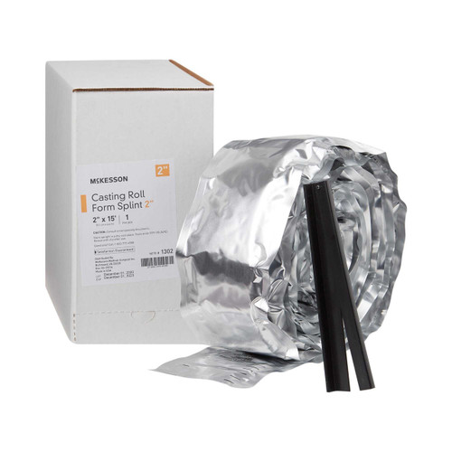 Padded Splint Roll McKesson 2 Inch X 15 Foot Fiberglass White 1302 Case/2 165672 MCK BRAND 862506_CS