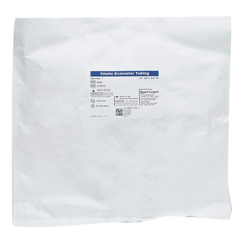 Cooper Surgical Tubing Set 3/8 ID X 1/2 OD Inch, 6 Foot L, with 3/16 ID X 1/4 OD Inch, 9 Foot L DSE Tube, 6084, Box of 10