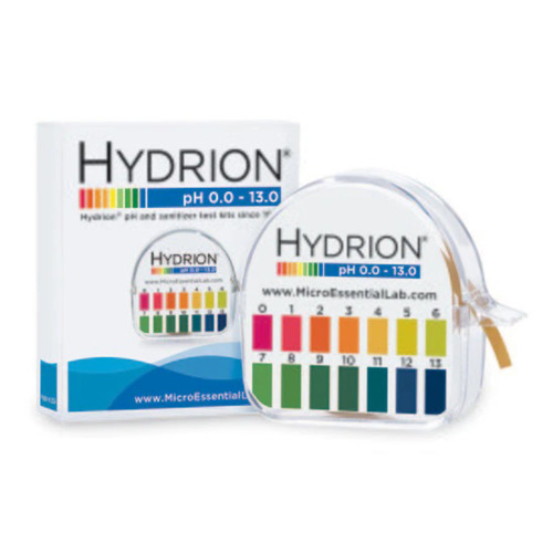 pH Paper in Dispenser Hydrion Insta-Chek 0 to 13.0 14853166, Case of 10