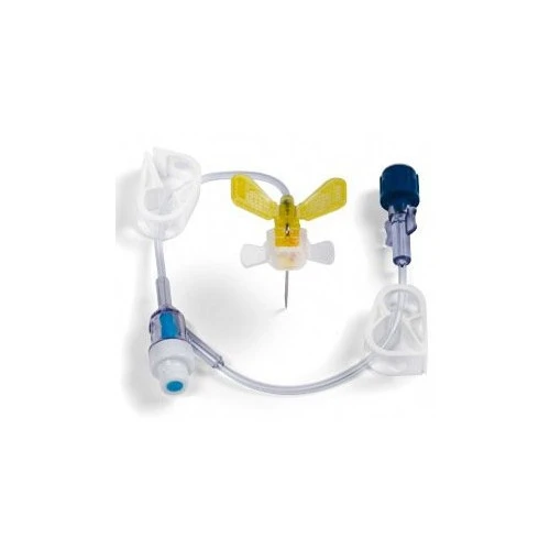 MiniLoc Huber Infusion Set 22 Gauge 3/4 Inch 8 Inch Tubing Y-Site Injection Port, 0682234, Pack of 1