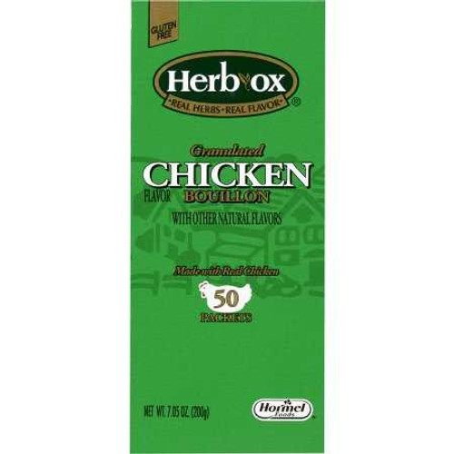 Instant Broth Herb-Ox Chicken Flavor Bouillon Ready to Use 8 oz. Individual Packet 34793 Box/50 16-S3C Hormel Food Sales 1142002_BX Instant Broth Herb-Ox Chicken Flavor Bouillon Ready to Use 8 oz. Individual Packet 34793 Box/50 16-S3C Hormel Food Sales 1142002_BX