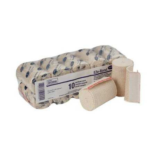 Elastic Bandage EZe-Band 3 Inch X 5 Yard Standard Compression Double Hook and Loop Closure Tan NonSterile 59130000 Pack/10 P90 Hartmann 442366_PK