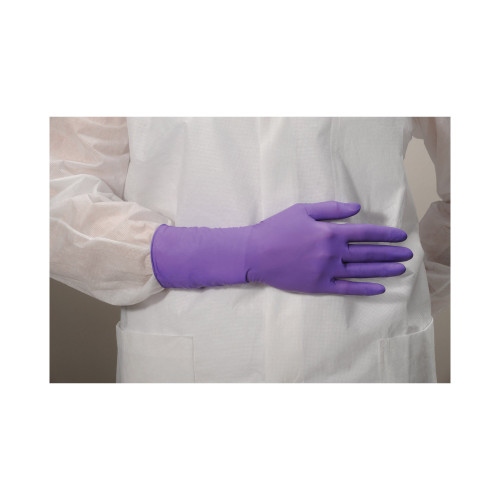 Purple Nitrile-Xtra Exam Glove X-Large NonSterile Nitrile Extended Cuff Length Textured Fingertips Purple Chemo Tested, 50604, Box of 50