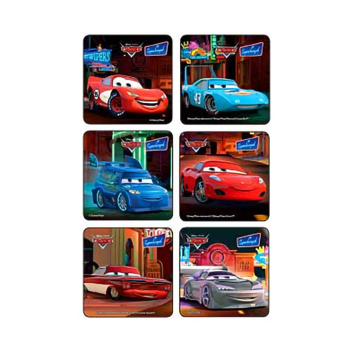 Kids Love Stickers 90 per Pack Disney Cars Supercharged Sticker 2-1/2 Inch 1313P Pack of 1
