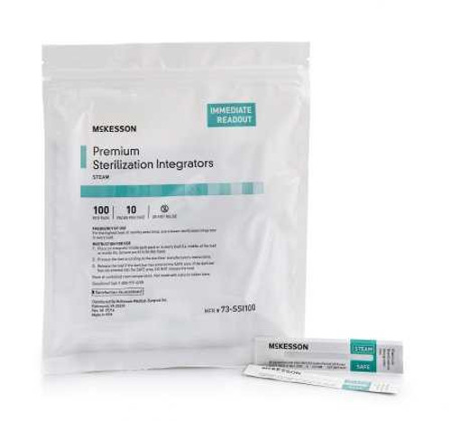McKesson Sterilization Chemical Integrator Strip Steam 4 Inch 73-SSI100 Case/10 DX107744 MCK BRAND 524536_CS