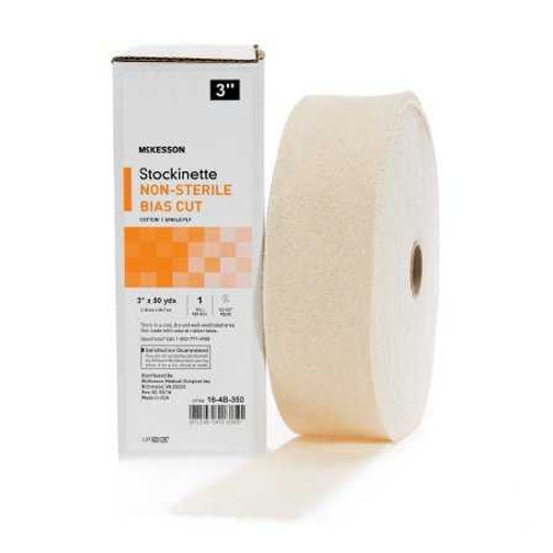 Bias Cut Stockinette McKesson Cotton 3 Inch X 50 Yard Size 3 Beige NonSterile 16-4B-350 Roll/1 0166L20 MCK BRAND 457642_RL