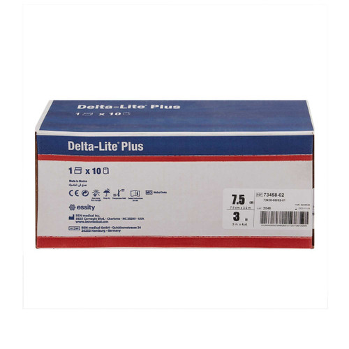 Cast Tape Delta-LitePlus 3 Inch X 12 Foot Fiberglass / Resin White 7345802 Box/10 8881202018 BSN Medical 653361_BX Cast Tape Delta-LitePlus 3 Inch X 12 Foot Fiberglass / Resin White 7345802 Box/10 8881202018 BSN Medical 653361_BX