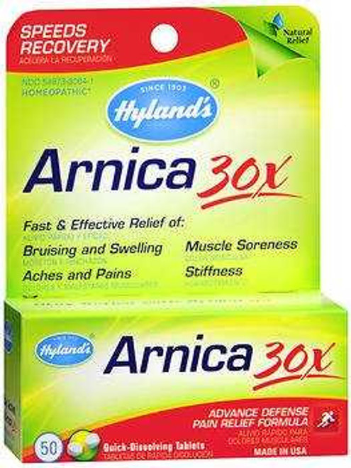 Pain Relief Hylands 30X Strength Arnica Montana Tablet 50 per Bottle 35497332661 Each/1 6261 Hylands 1010183_EA Pain Relief Hylands 30X Strength Arnica Montana Tablet 50 per Bottle 35497332661 Each/1 6261 Hylands 1010183_EA