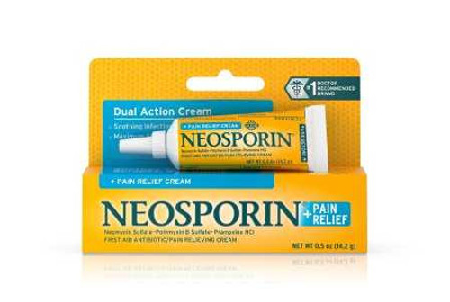 First Aid Antibiotic with Pain Relief Neosporin Pain Relief Cream 0.5 oz. Tube 512382900 Case/72 3301A1 Johnson & Johnson Consumer 677853_CS