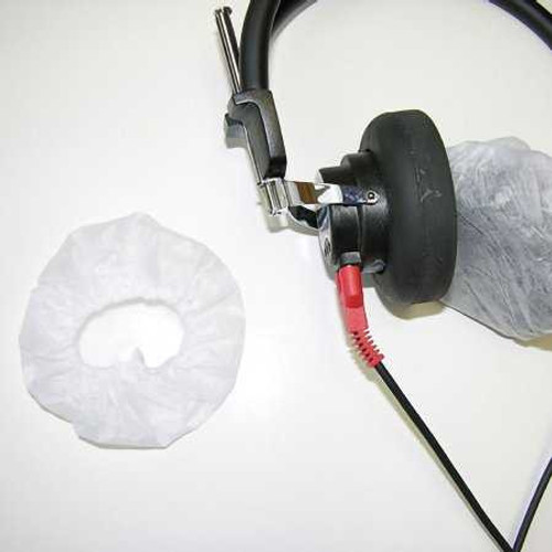 Headphone Cushion Covers White Disposable For Audiometers 90.485.02 Bag/50 8881892950 Micro Audiometrics 862288_BG