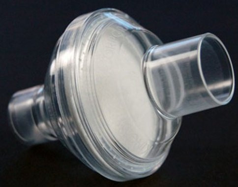 KingUniversal F Heat and Moisture Exchanger with Filter 38 mg H?O/L @ VT 1000 mL 1.1 cm H?O @ 30 LPM, MS-111, Pack of 1