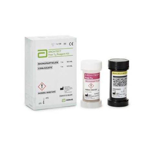 Reagent Kit Architect Thyroid / Metabolic Assay Free Triiodothyronine T3 For Architect c4100 Analyzer 100 Tests 07K6327 Each/1 366450 Abbott 861581_EA