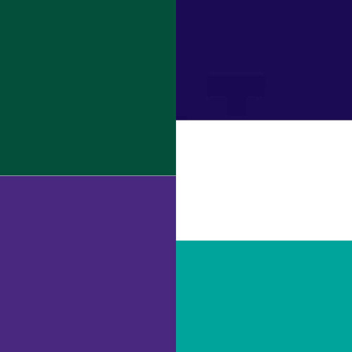 Cohesive Bandage CoFlexNL 1 Inch X 5 Yard 12 lbs. Tensile Strength Self-adherent Closure Teal / Blue / White / Purple / Green NonSterile 5100RB Roll/1 HM14C Andover Coated Products 627155_RL