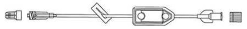 Extension Set McKesson 10 Inch Tubing Without Ports 3.4 mL Priming Volume DEHP-Free MS422 Case/50 5640-L MCK BRAND 1139238_CS