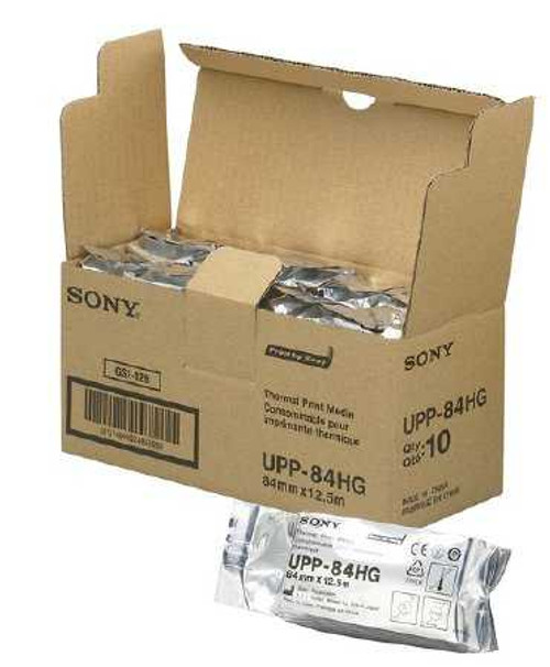 Thermal Printer Paper Sony104 Prints 4-3/8 X 315 ft Black/White UPP-84HG Box/10 MSVP114706 S & W Healthcare 953782_BX
