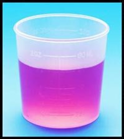 Allegiance Medicine Cup 2 oz. Translucent Plastic Disposable Sterile, 12493-500, Case of 100
