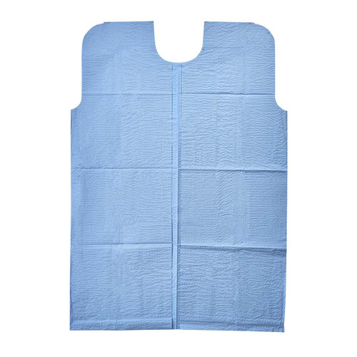 Patient Exam Gown Medium / Large Blue Disposable 70228N Case/50 267014 Graham Medical Products 247351_CS