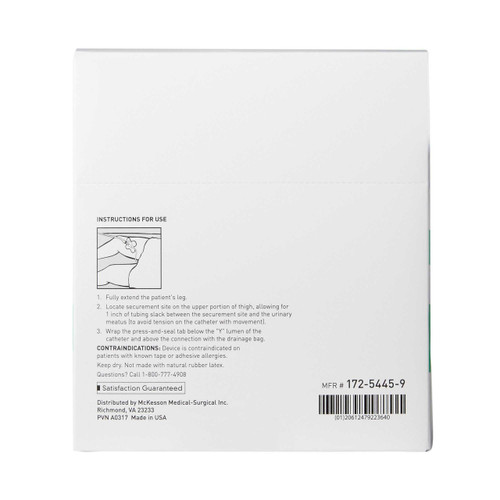Catheter Stabilization Device McKesson NonSterile 2.5 Inch Tab 172-5445-9 Case/400 2C6425 MCK BRAND 1063193_CS