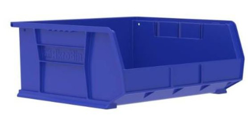 AkroBins Storage Bin Blue Plastic 7 X 14-3/4 X 16-1/2 Inch, 30250BLUE, Carton of 6