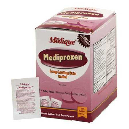 Pain Relief Mediproxen 220 mg Strength Naproxen Sodium Tablet 100 per Box 23733 Box/1 72414 MEDIQUE PRODUCTS 698080_BX Pain Relief Mediproxen 220 mg Strength Naproxen Sodium Tablet 100 per Box 23733 Box/1 72414 MEDIQUE PRODUCTS 698080_BX