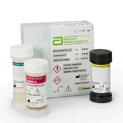 Reagent Architect Antibody Test Hepatitis A Virus HAVAB-G Assay For Architect Immunoassay Analyzers 100 Tests 06L2725 Box/100 71061EN Abbott 873765_BX