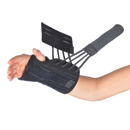 Wrist Brace Titan Wrist Aluminum / Nylon Right Hand Black Regular 450-RT Each/1 64234 Hely & Weber 512513_EA