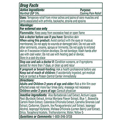 Topical Pain Relief Biofreeze Professional 5% Strength Menthol Topical Gel 3 oz. 13416 Case/144 3000004574 Performance Health 1027514_CS