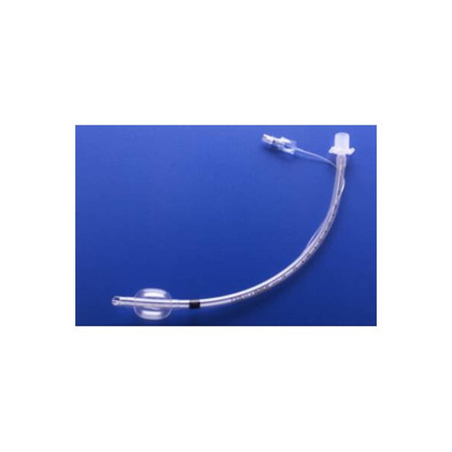Safety Clear Plus Cuffed Endotracheal Tube 290 mm Length Curved 6.0 mm Adult Murphy Eye, 112082060, Pack of 1