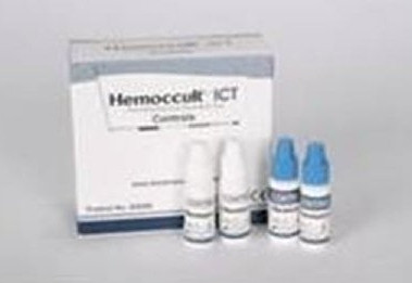 Colorectal Cancer Screening Control Set Hemoccult ICT Fecal Occult Blood Test (FOBT) Positive Level / Negative Level 0.8 mL, 395068, Pack of 1