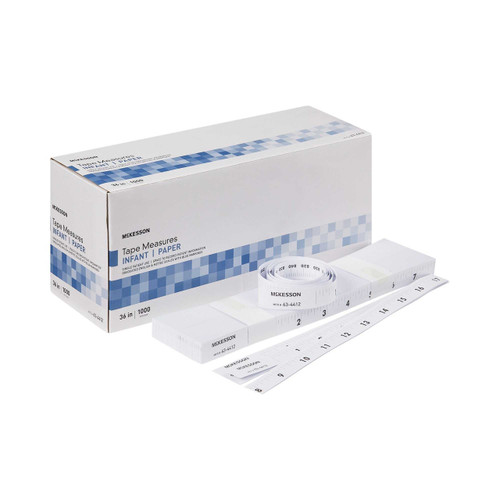 Measurement Tape McKesson 36 Inch Paper Disposable English / Metric 63-4412 Pack of 1 2606 McKesson 1132734_EA